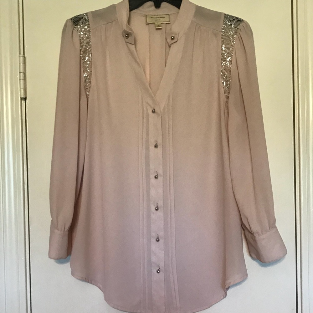 Mauve Anthropologie Top